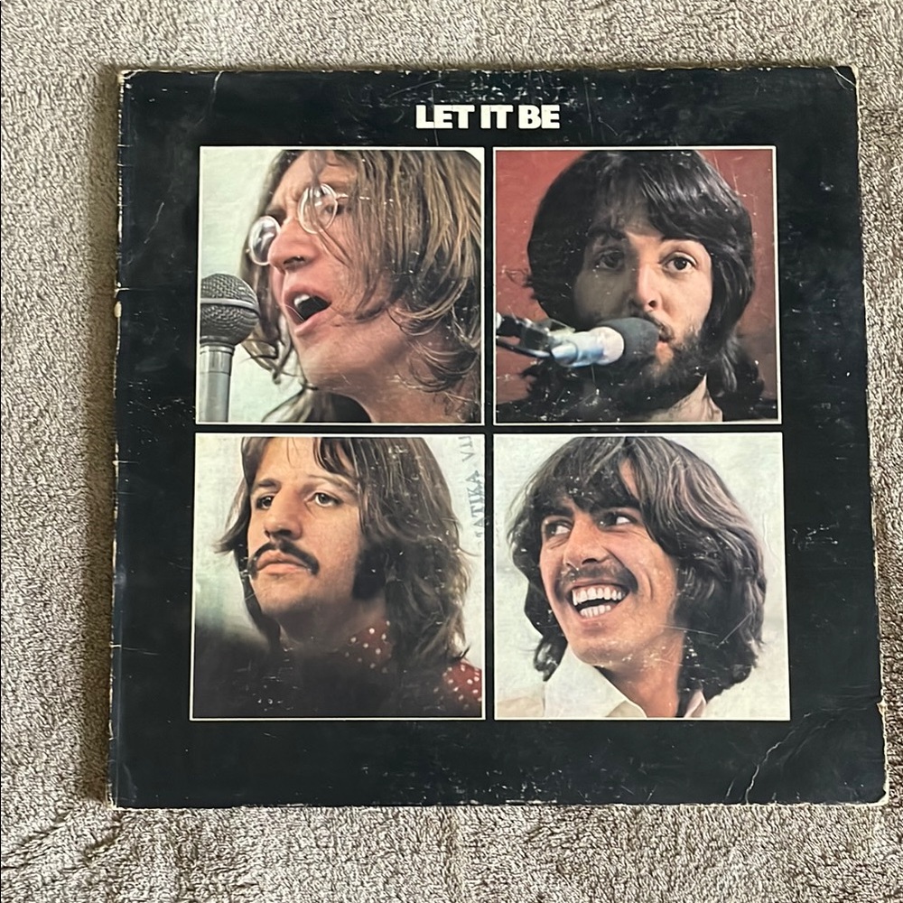Let It Be Vinyl Record Beatles
